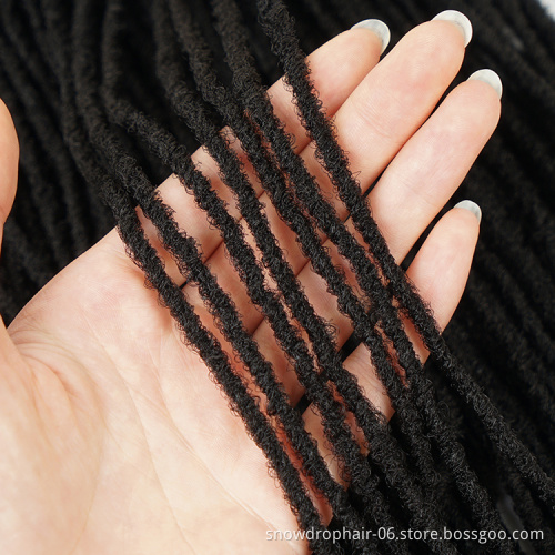 Synthetic Braids Micro 36 Short 18 Inch Crochet Hair Ombre Natural Soft Dreadlocks Sisterlocks Sister Loc Extensions Sister Locs